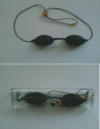 lunette de protection pour la photothérapie 
